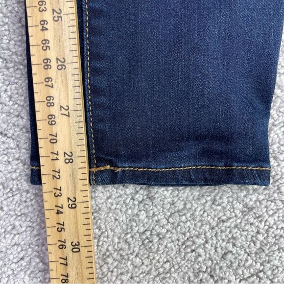 American Eagle Jeans Women's 2 Blue Skinny Low Rise Dark Denim Stretch - Picture 10 of 12